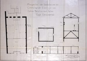 Cinematógrafo en el “Gran Café Continental”