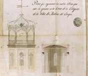 Proyecto de remate de la torre de la Colegiata de Medina del Campo