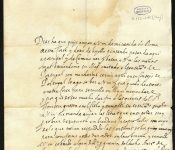 Carta de Antonio Pinto desde Madrid a Simón Ruiz