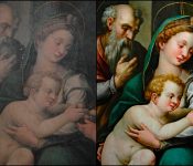 Sagrada Familia con San Juanito