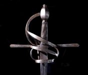 Espada ropera de lazo. Toledo: Antonio Ruiz (1580-1620)